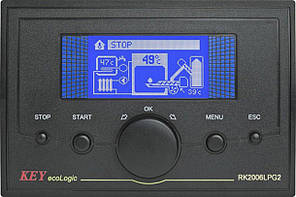 Автоматика RK-2006LPGW(6,3A) для пеллетной горелки для водогрейных котлов