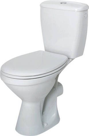 Унітаз - компакт-підлоговий з горизонтальним випуском Kolo IDOL бачок 3/6л, нижній підвід, сидіння поліпропілен, фото 1