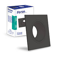 Встраиваемый поворотный точечный светильник Feron DL 0380 черный пластик