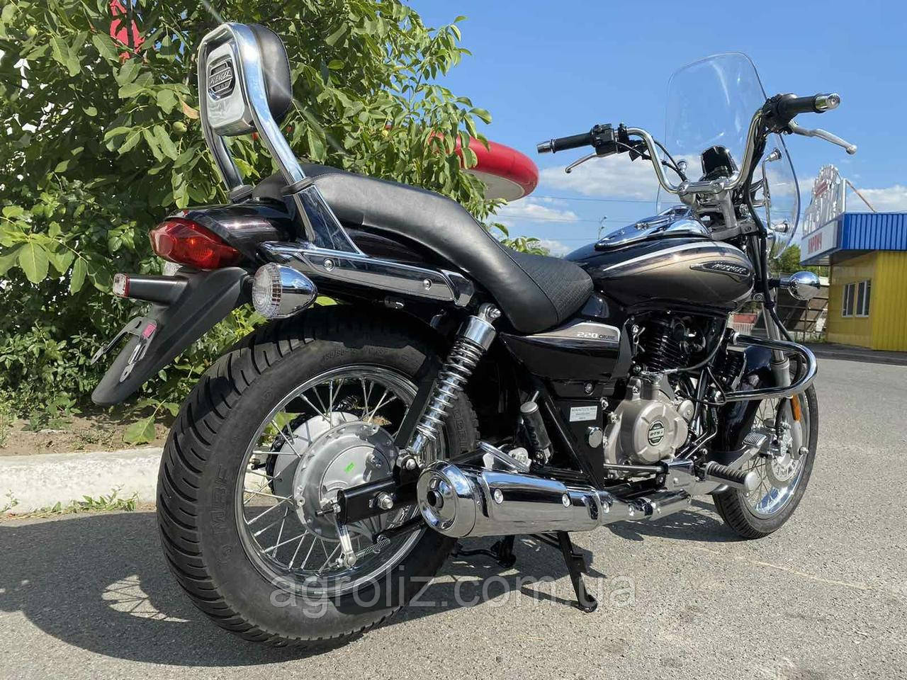 Мотоцикл Bajaj Avenger 220 Cruise черный - фото 2 - id-p1299036971