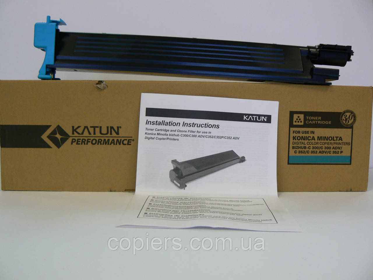 Тонер картридж TN312C Konica Minolta Bizhub С300/C352 Katun, tn-312c