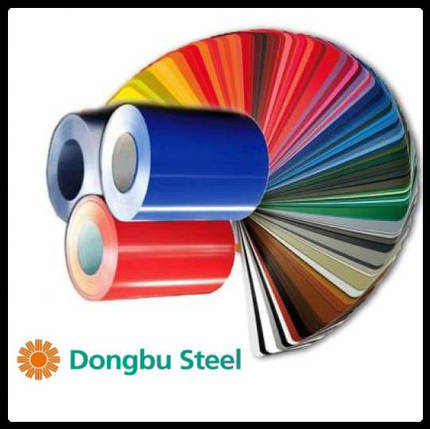 Гладкий лист "Dongbu Steel" ( Корея) 0,5 мм — з полімерним покриттям RAL —, фото 1