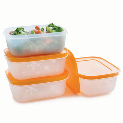 Набір охолоджуючих лотків для їжі Tupperware (4 х 450 мл) (Е08), фото 1