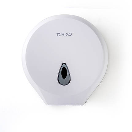 Диспенсер туалетного паперу стандарт і Джамбо рулон Rixo Maggio P002W настінний диспенсер Італія, фото 2