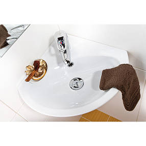 Умивальник кутовий 35 см підвісний Cersanit SIGMA, фото 3