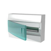 Шкаф Mistral навесной прозрачные двери 18 модулей с N/PE клеммами 1SPE007717F0821