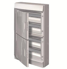 Шафа IP65 Mistral навiсна непрозорі двері 72 модулі з N/PE клемами 1SLM006501A1109