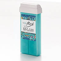 Віск касетний ItalWax Flex Aquamarine 100 мл для депіляції аквамарин картридж