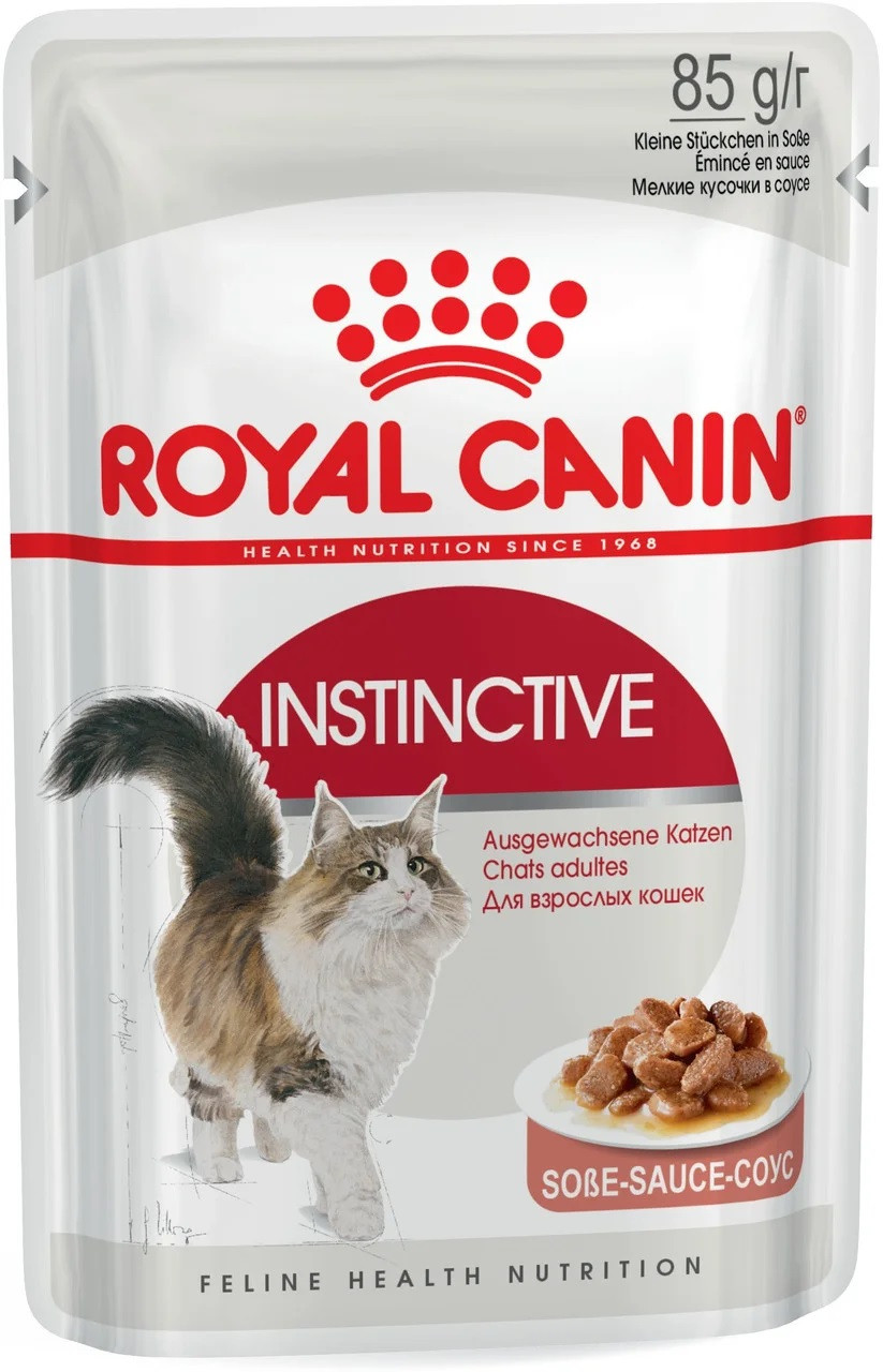 Royal Canin Instinctive Gravy (Роял Канін Інстинктив шматочки) вологий корм для кішок від 12 міс. 85 г х 12 шт