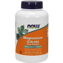 Мінеральна добавка NOW Foods Magnesium Citrate Pure Powder 227 g