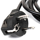 Мережевий комп'ютерний кабель живлення 220V 3 pin Шнур живлення для комп'ютера ПК та електроніки, фото 2