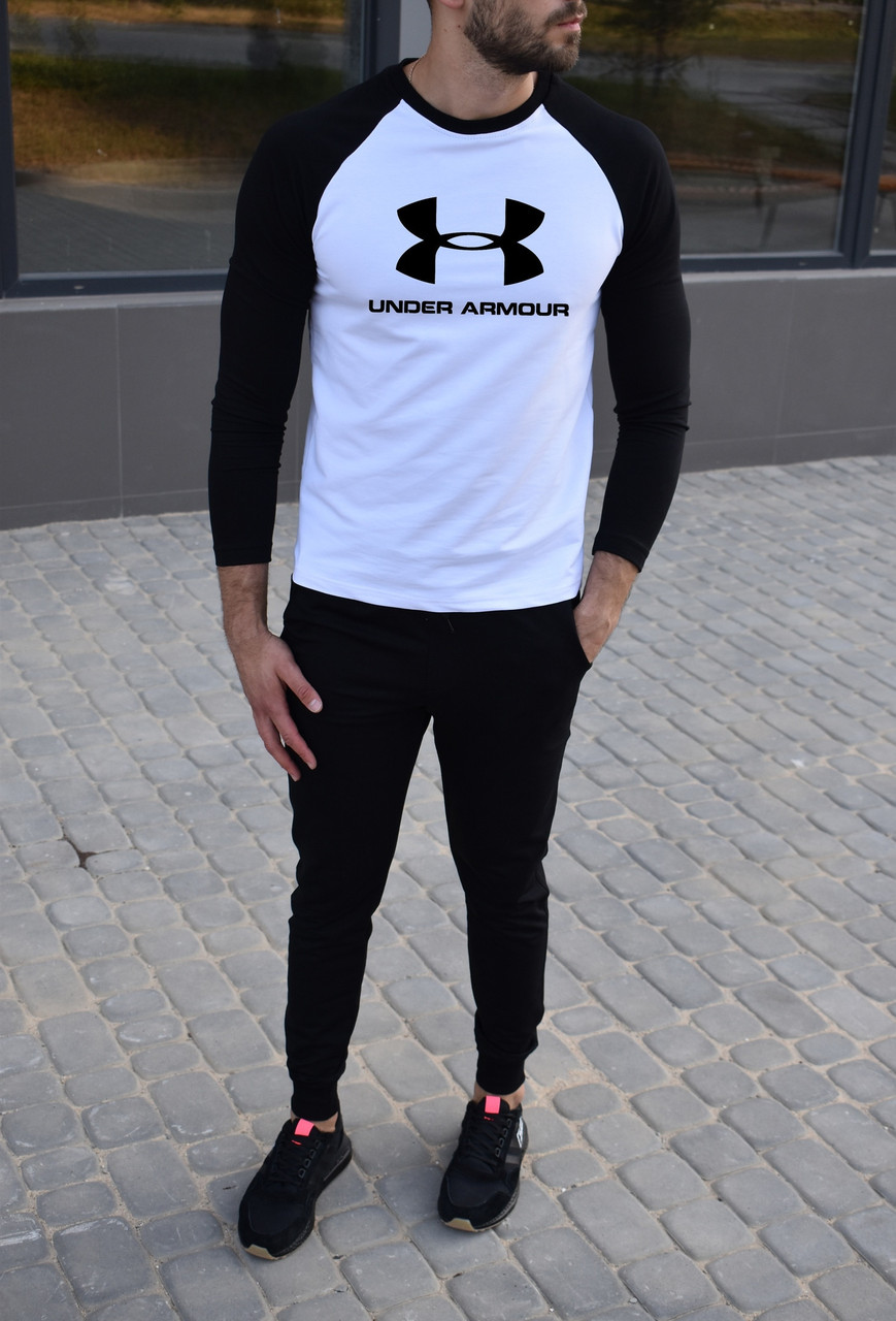 Мужской Спортивный Костюм Двухцветное Джерси с Принтом "Under Armour" и ...