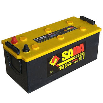 Автомобільний акумулятор вантажний SADA Standard 12В 190Ач 1150А Україна