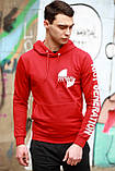 Чоловічий червоне худі Asos принт VERSACE, фото 2