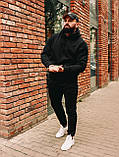 Чоловічий чорний зимовий костюм БЛ, фото 4
