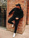 Чоловічий чорний зимовий костюм БЛ, фото 5