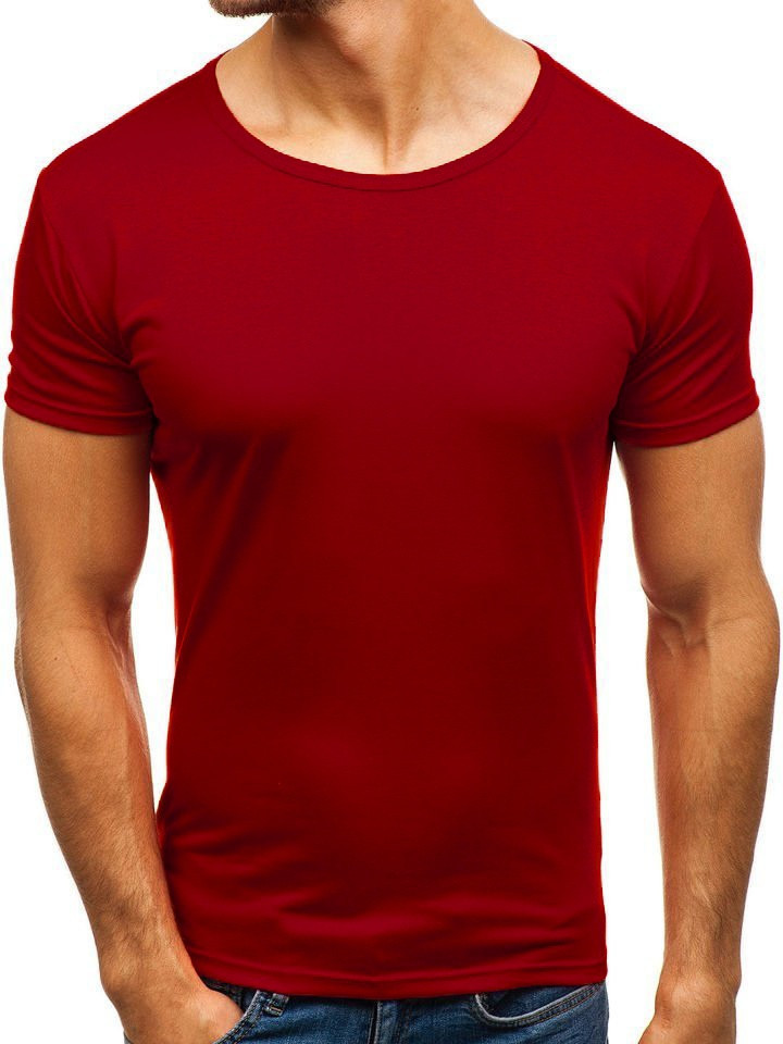 Чоловіча бордова футболка ASOS, фото 1
