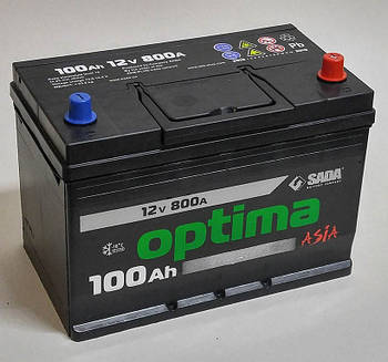 Автомобільний акумулятор  Sada Optima Asia 6СТ-12В 100Аг R+ 830А  Угорщина