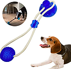 Іграшка на присоску для собак багатофункціональна іграшка для собак Dog Toy м'яч на присоску, фото 6