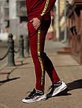 Чоловічий червоний спортивний костюм Off White, фото 3