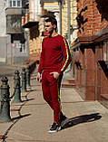 Чоловічий червоний спортивний костюм Off White, фото 4