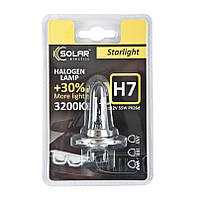 Галогенная лампа Solar H7 12V 55W PX26d Starlight +30% (1207B1)