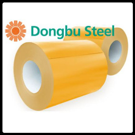 Рулонна сталь "Dongbu Steel" ( Корея) 0,45 мм — гладкий лист із полімерним покриттям RAL 1003