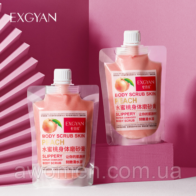 Скраб для тіла Laikou Peach з екстрактом персика та азійських центеллой 100 g
