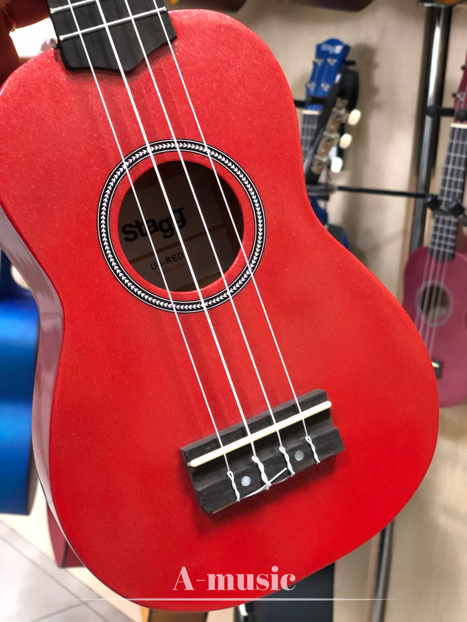 Укулеле STAGG US — RED, фото 1