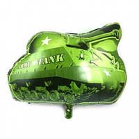 Фольгована кулька міні-фігура танк 35х33см Китай