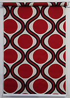 Рулонна штора Калейдоскоп Червоний