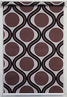 Рулонная штора Калейдоскоп Коричневый