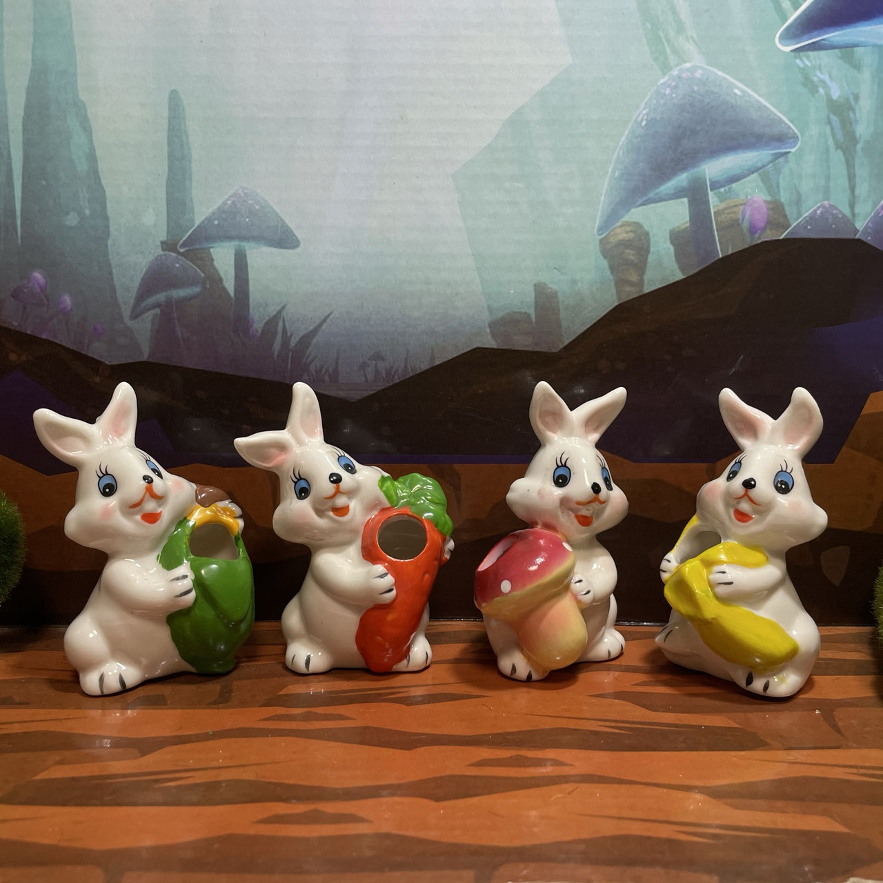 Кролики 9 см кераміка (8 шт в уп), фото 1