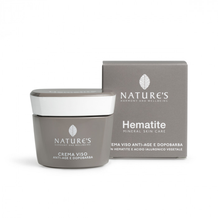 Крем для обличчя Anti-age після гоління "Hematite" nature's,50 мл