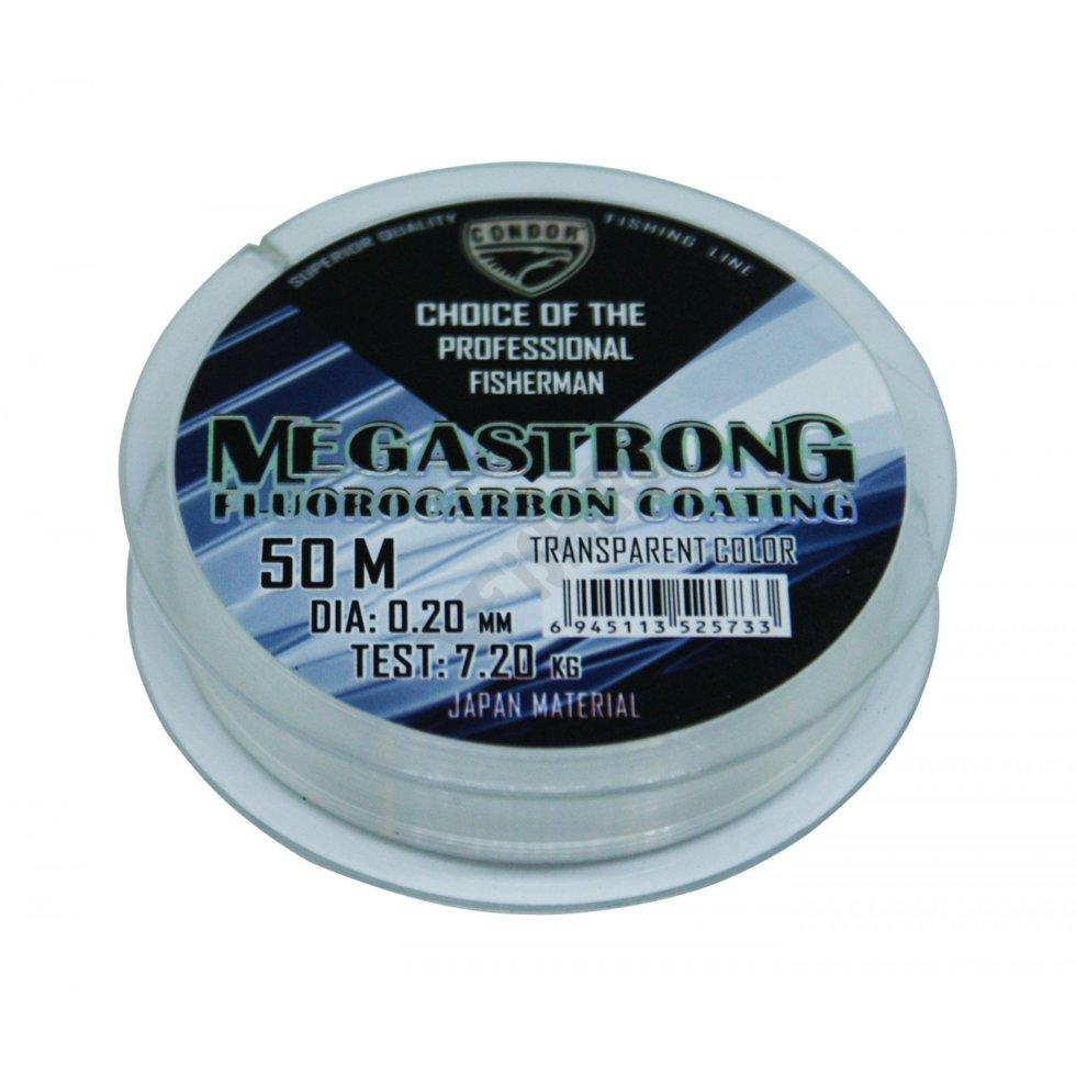 Волосінь Condor Megastrong Fluorocarbon Coating 50м 0,10 мм