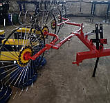 Граблі вушко Сонечко на 4 колеса спиця  ⁇  6 мм на трактор
Грабарка, гребка, сінограбарка, фото 6