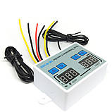 Цифровий терморегулятор STC-1000 двопороговий 10A 24V датчиком температури -50+99°С, фото 7