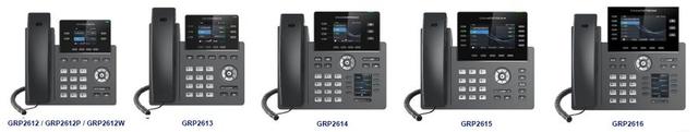IP-телефони Grandstream GRP261x - Mid-Range IP Phones