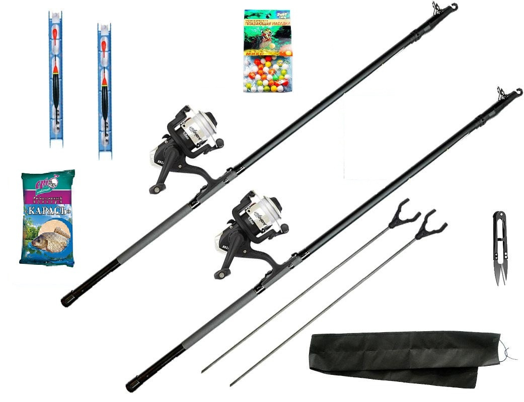 Набір Вудка поплавцева Kaida в складі 8 в 1 + Подарунок! у довжині, фото 1