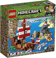 Конструктор LEGO Minecraft 21152 Pirate Ship Приключения на пиратском корабле.