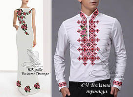 Заготовки під вишивку "КОМПЛЕКТ Весільна троянда"  (Світ рукоділля)