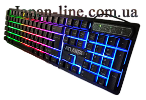 Ігрова клавіатура з підсвічуванням Atlanfa AT-6300