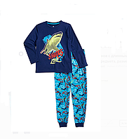 Комплект піжама з довгим рукавом для хлопчиків Sleep On It "Акула"