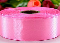 Атласная лента Розовая 25 мм