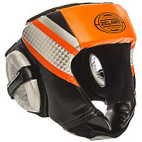 Шлем для бокса открытый оранжевый PU ZELART BO-1336: Gsport