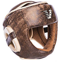 Шлем боксерский кожаный коричневый VELO VL-2217: Gsport