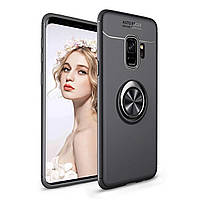 TPU чехол Deen Color Ring с кольцом для Samsung s9 / S9 / самсунг с9