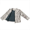 Куртка демісезонна для дівчаток Fashion 128 срібло 8766, фото 4