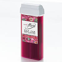 Віск касетний ItalWax Flex Raspberry 100 мл для депіляції малина картридж