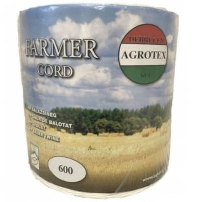 Шпагат поліпропіленовий Агротекс (Agrotex) 600 білий 5 кг 1667 tex